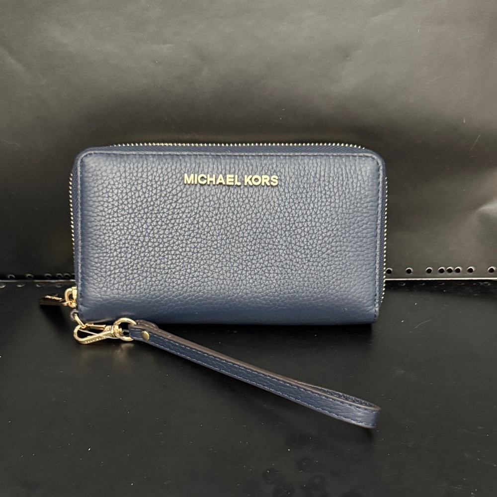 Michael Kors Navy Blue Wallet